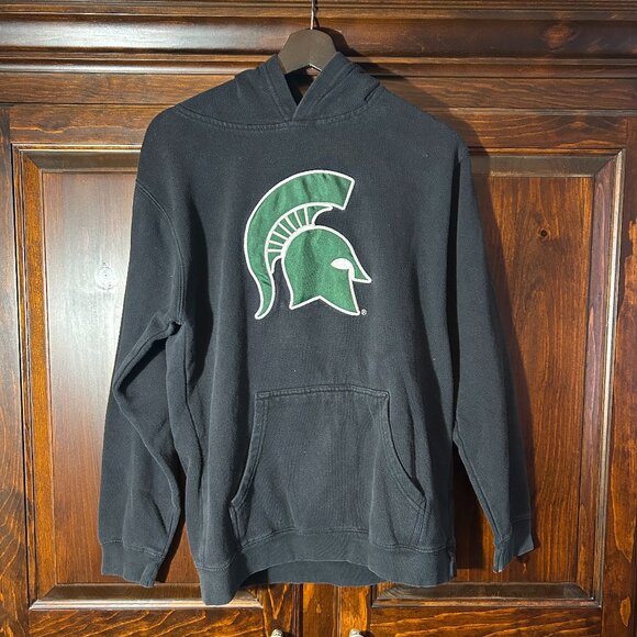 Spartiate Black Hoodie – Size S – Embroidered Graphic – Pullover Sweatshirt - Picture 1 of 5